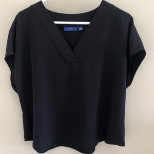 Kimono style black blouse